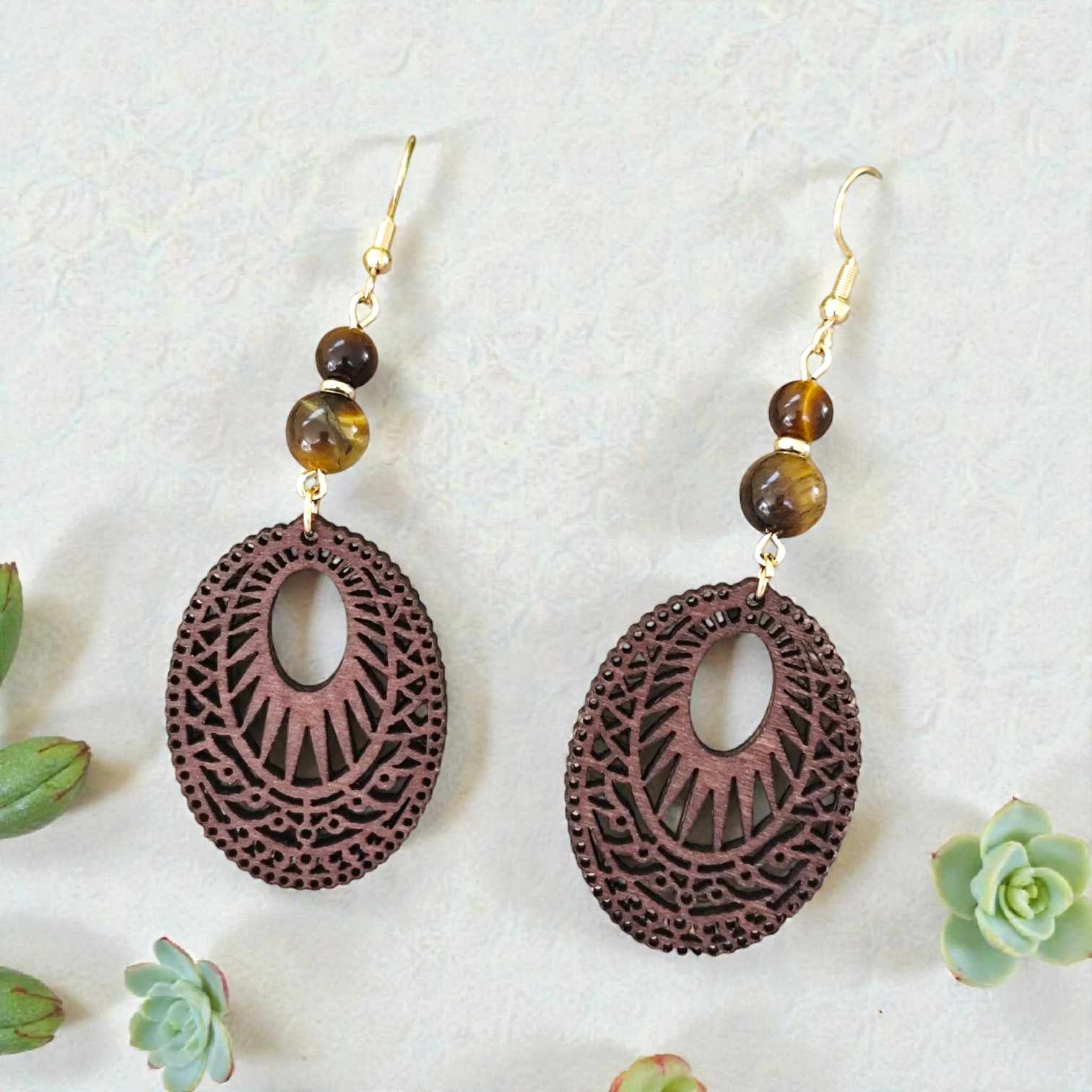 boucles doreilles lithothérapie