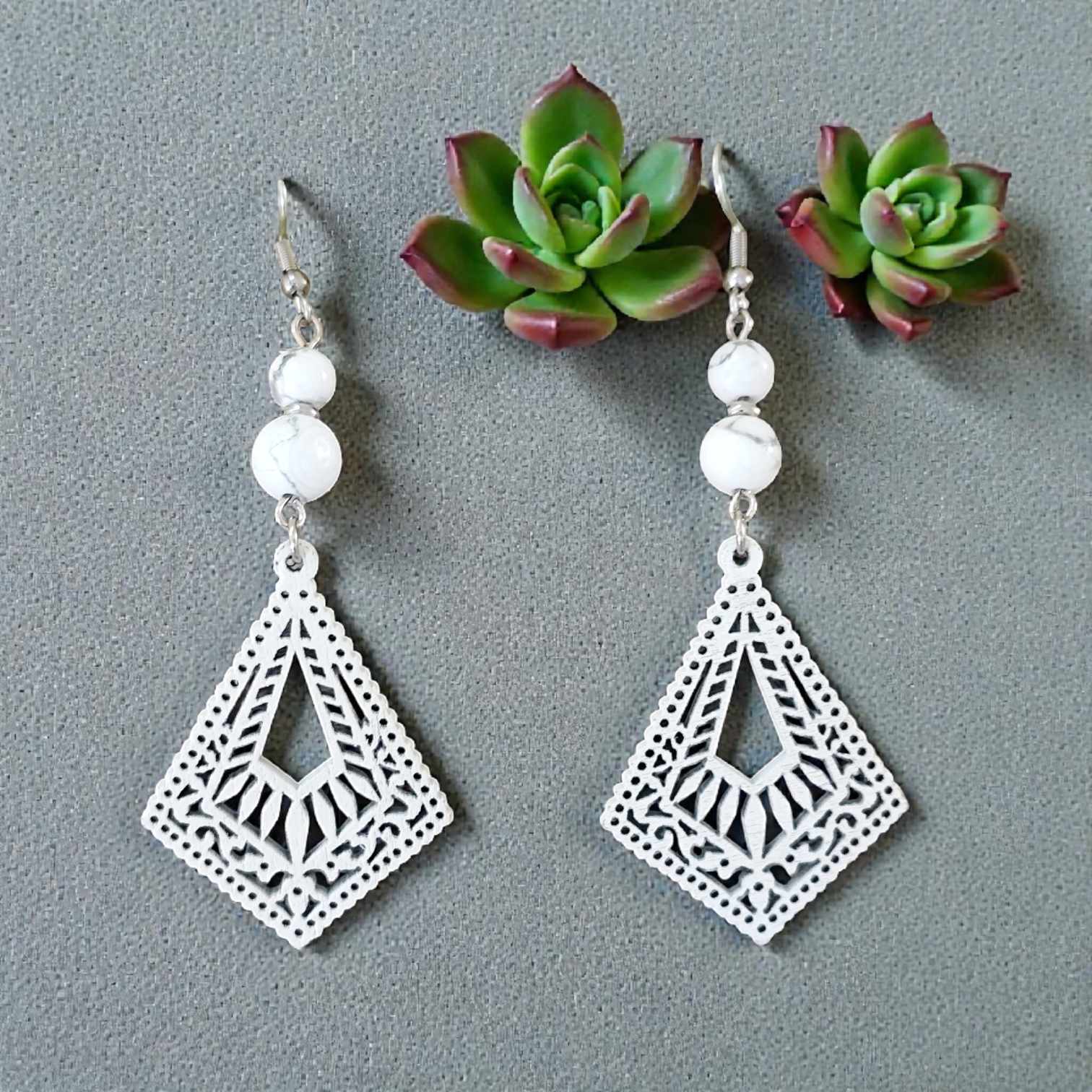 boucles doreilles lithothérapie
