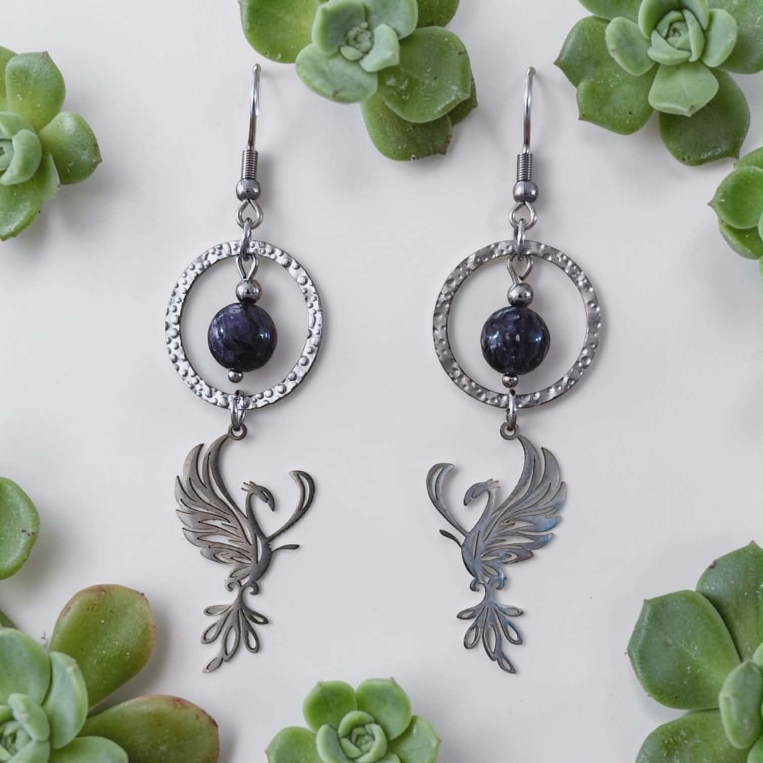 boucles doreilles en acier inoxydable