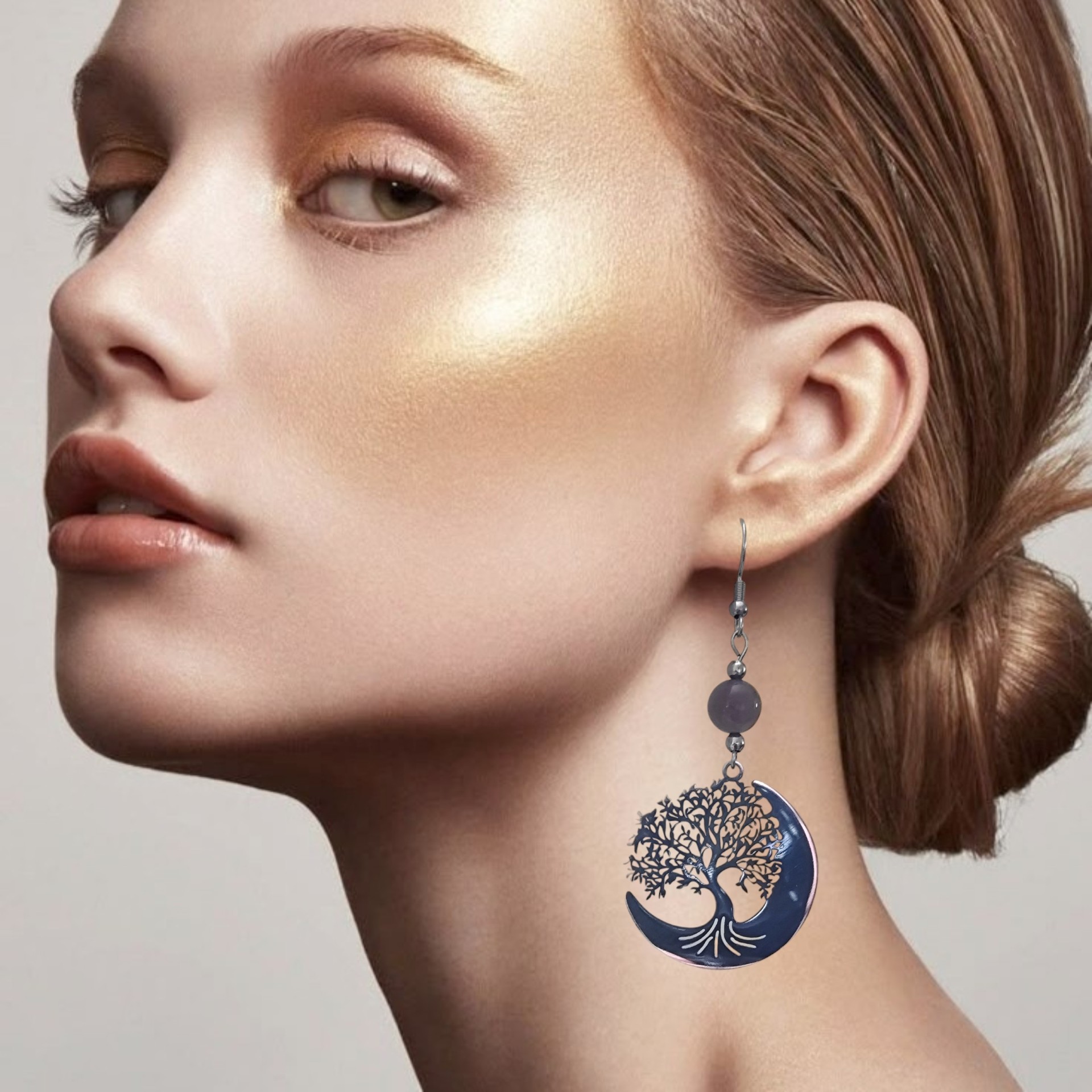 boucles doreilles arbre de vie