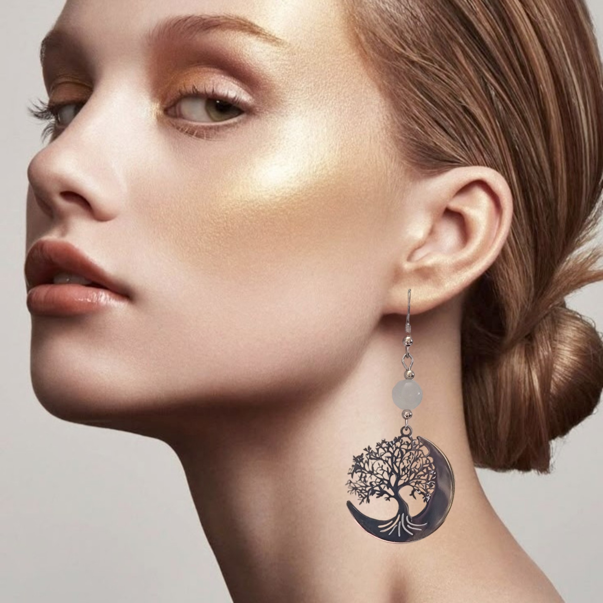 boucles doreilles arbre de vie