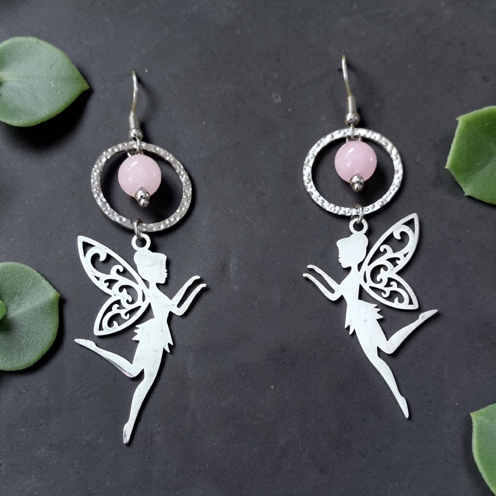boucles doreilles pierres naturelles