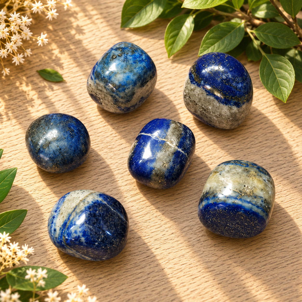 Lapis-lazuli - Pierre roulée de 11 à 22g