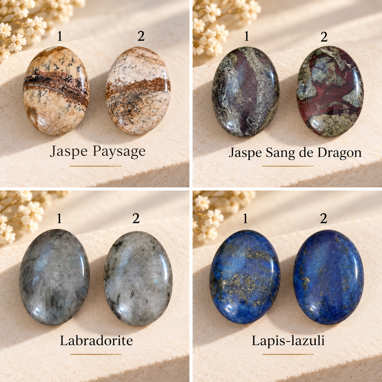 cabochons-pierres