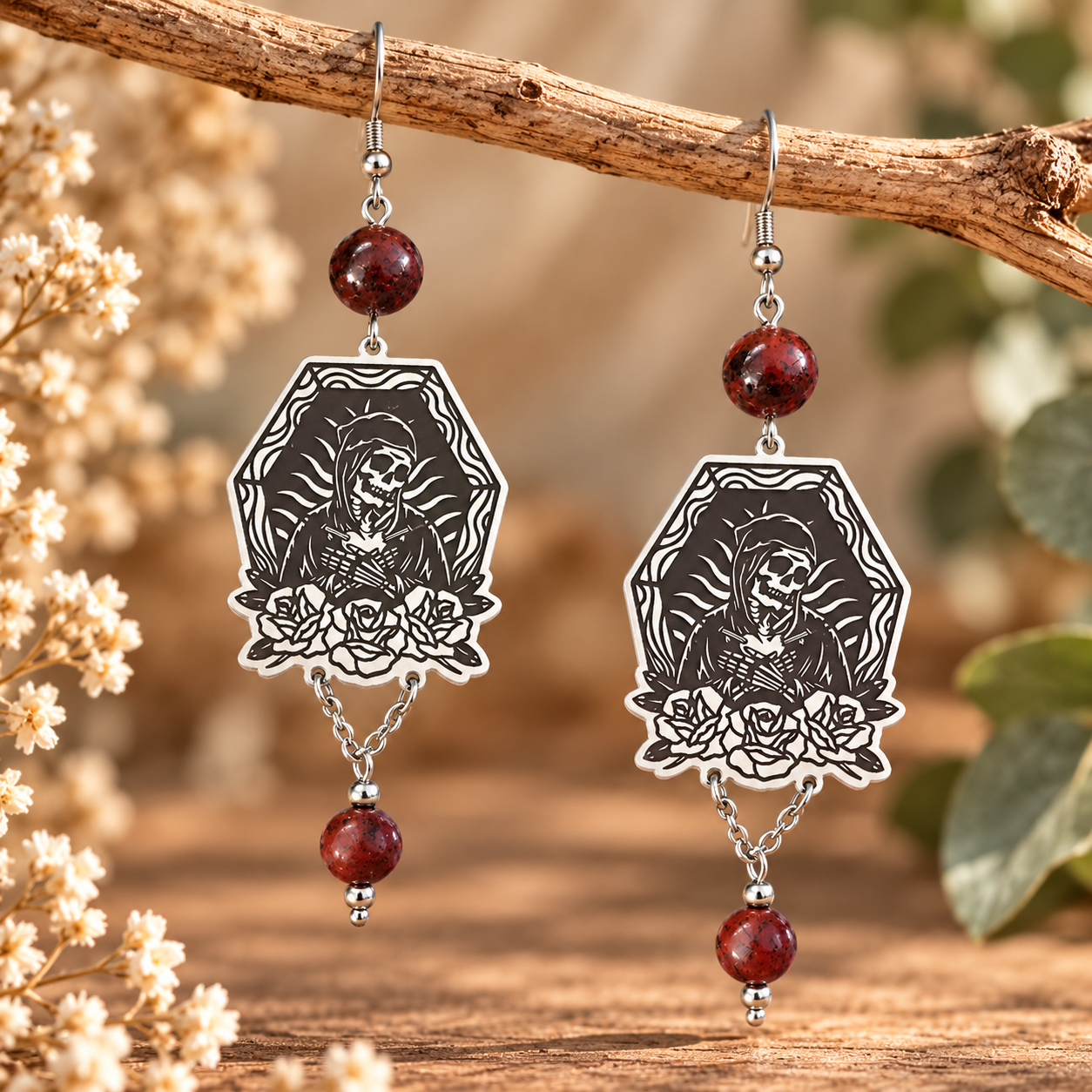 boucles-oreilles-santa-muerte-pierres-naturelles