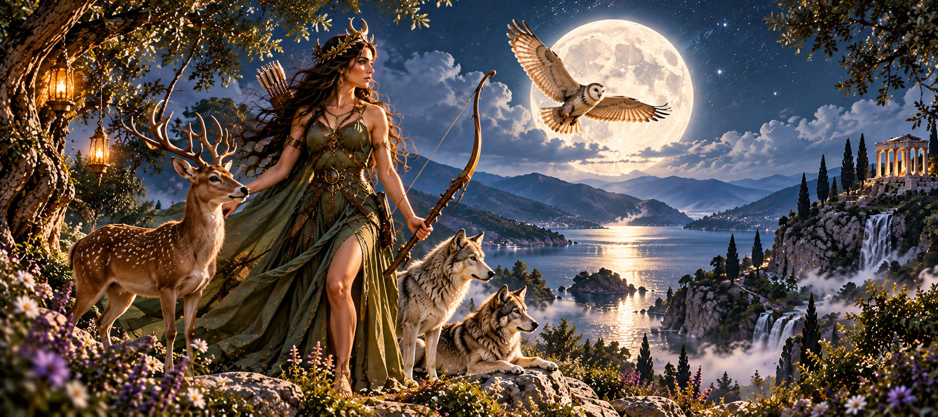 Travailler avec Artémis : protection, magie sauvage, prières et rituels