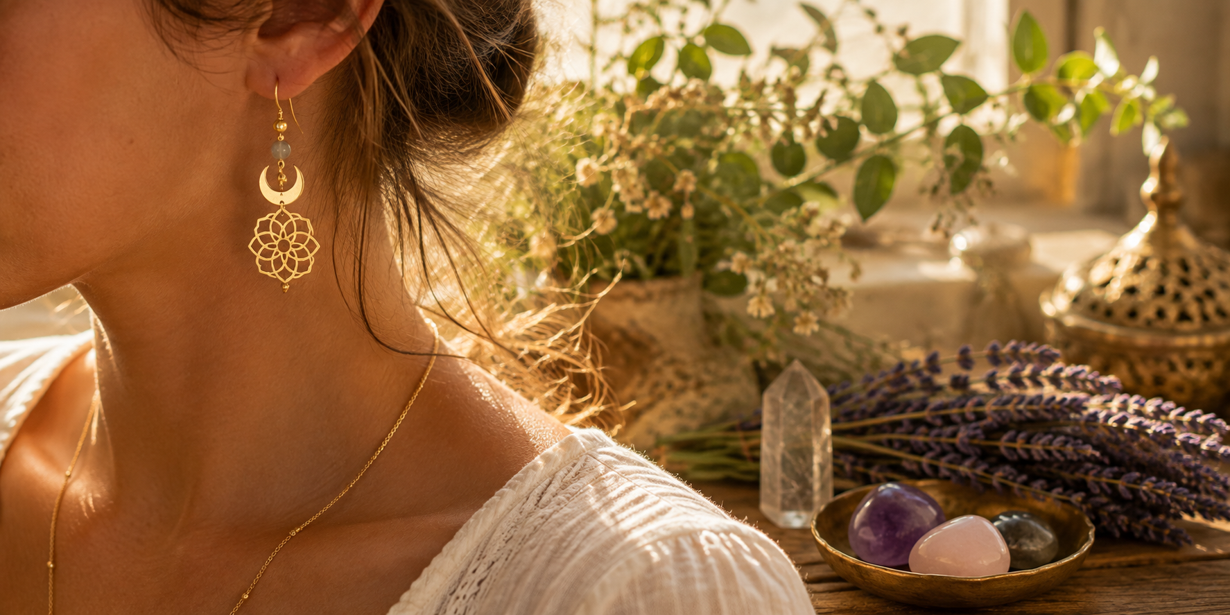 Bandeau boucles d'oreilles