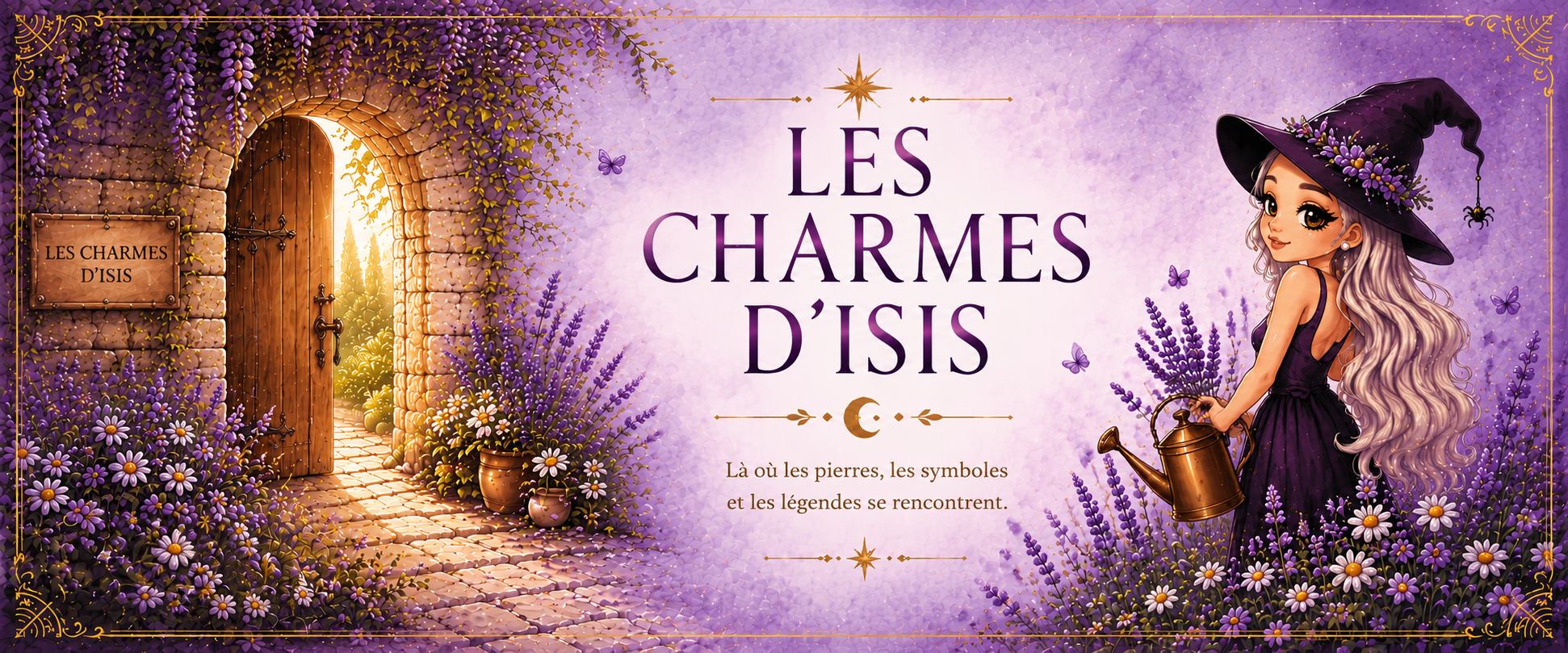 Univers Les Charmes d'Isis, bijoux symboliques et pierres naturelles