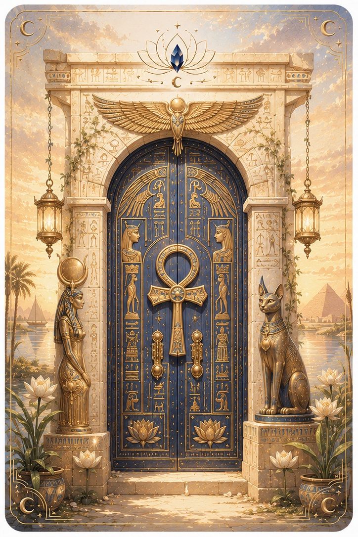Porte de maison d isis