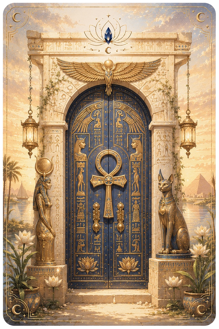 Porte de maison d isis