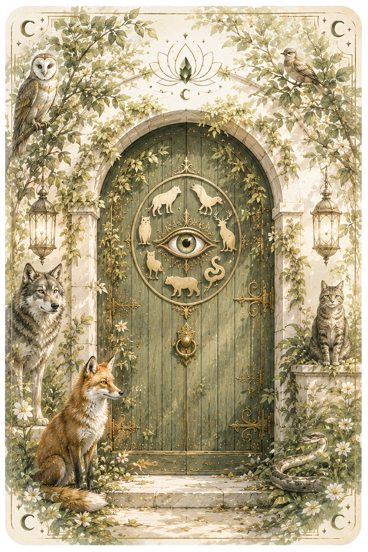 Porte de maison des veilleurs