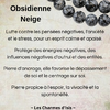 Obsidienne Neige