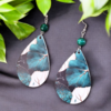 boucles d'oreilles feuillage