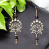 boucles d'oreilles lotus sélénien