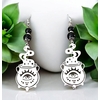boucles d'oreilles gothiques sorcière