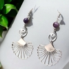 boucles d'oreilles acier