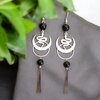 boucles d'oreilles acier
