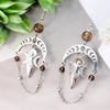 boucles d'oreilles déesse de la triple lune