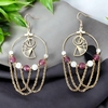boucles d'oreilles acier