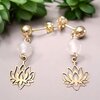 boucles d'oreilles lotus