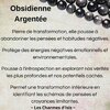 Obsidienne argentée