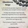 Obsidienne neige