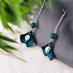 boucles doreilles doux pétales