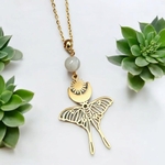 collier papillon solune