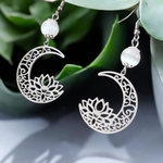boucles doreilles pierres et acier