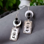 boucles doreilles cartes de protection