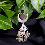 boucles doreilles champignons mystiques