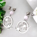 boucles d'oreilles papillons