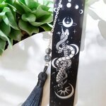 marque page serpent et lune