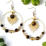 boucles d'oreilles lithothérapie