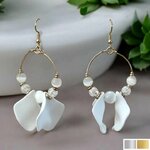 Boucles d'Oreilles Éclosion | Fleur et Pierre Personnalisables