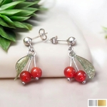 boucles d'oreilles petites cerises