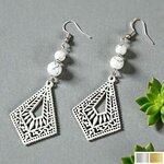 Boucles d’oreilles Azimut – Bijou bohème et pierre naturelle