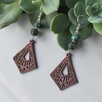 boucles doreilles en bois