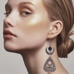 boucles doreilles acier inoxydable
