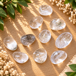Pierres roulées de Cristal de Roche transparent – 7 à 11 g