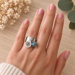 bague-aina-talisman-argentée-portée