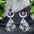 boucles d'oreilles acier
