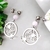 boucles d'oreilles papillons