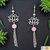 boucles d'oreilles lotus et bouddha