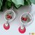 Boucles d'Oreilles Cerise | Pierre Naturelle Personnalisable