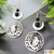boucles d'oreilles corbeau