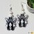 Boucles d'oreilles Lucide – Figure mystique et pierre naturelle  - hécate