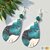 Boucles d'oreilles Sève – Feuillage et pierre naturelle