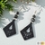 boucles d'oreilles dahya noir