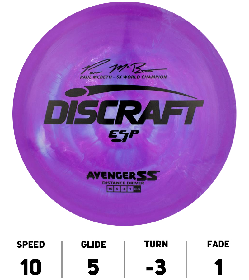 Discraft-Disque-DiscGolf-AvengerSS-ESP-Paul-McBeth